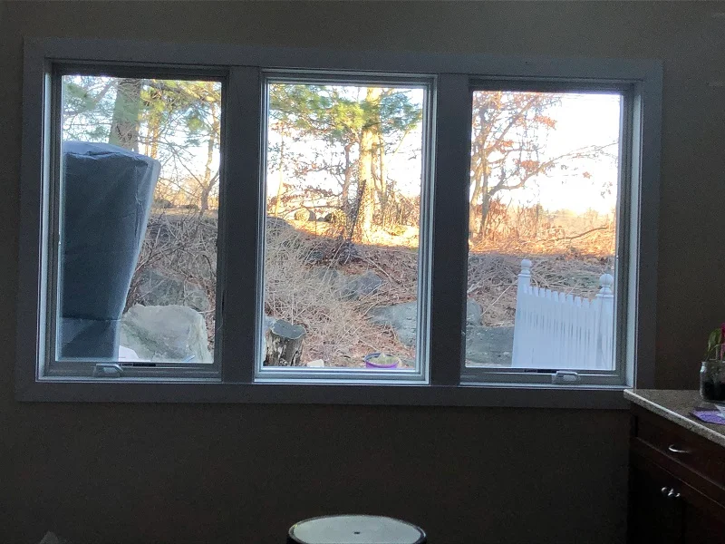 Andersen triple casement interior view, installed by WIndow Solutions Plus, Scarsdale top ANdersen certified installer